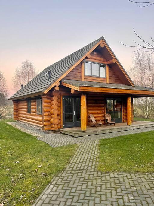Unieke Houten Villa Met Sauna In Twente - 6P Den Ham 외부 사진