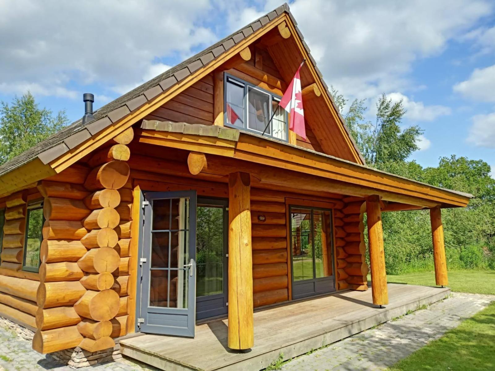 Unieke Houten Villa Met Sauna In Twente - 6P Den Ham 외부 사진